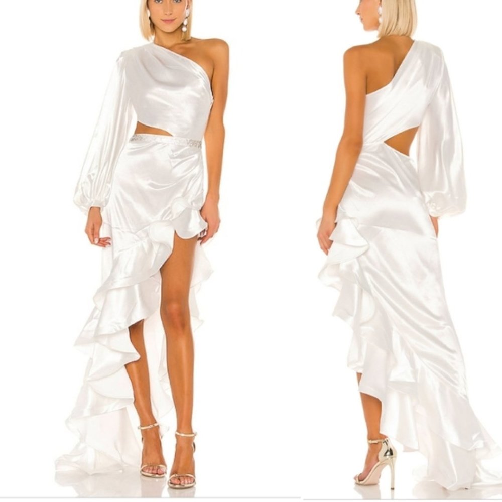 Bronx and Banco Monica Gown in White